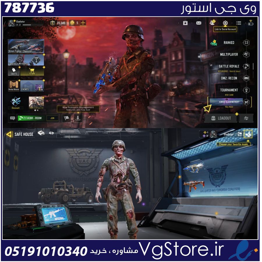 اکانت کالاف دیوتی موبایل لول 12 ریجن هند کد 787736 1 اکانت کالاف دیوتی موبایل لول 12 ریجن هند کد 787736