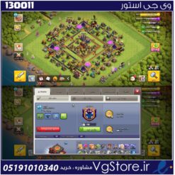 اکانت کلش اف کلنز تاون هال 10 لول 70 کد 130011