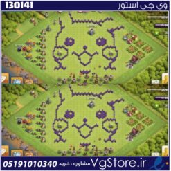 اکانت کلش اف کلنز تاون هال 8 لول 25 کد 130141