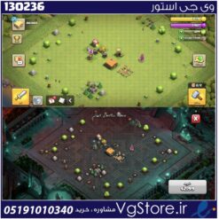 اکانت کلش اف کلنز تاون هال 7 لول 2 کد 130236