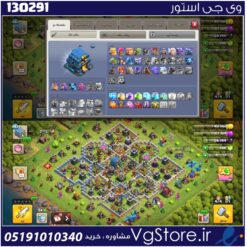 اکانت کلش اف کلنز تاون هال 12 لول 102 کد 130291
