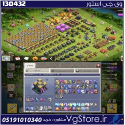 اکانت کلش اف کلنز تاون هال 14 لول 131 کد 130432