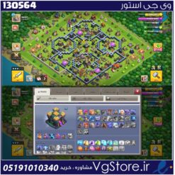 اکانت کلش اف کلنز تاون هال 14 لول 114 کد 130564