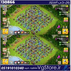 اکانت کلش اف کلنز تاون هال 18 لول 193 کد 130866
