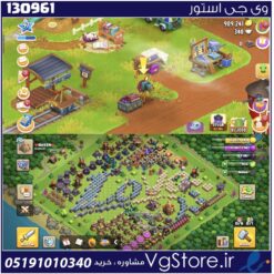 اکانت کلش اف کلنز تاون هال 16 لول 210 کد 130961