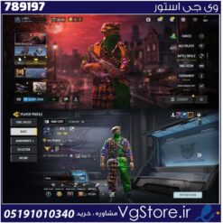 اکانت کالاف دیوتی موبایل لول 265 ریجن هند کد 789197