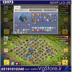 اکانت کلش اف کلنز تاون هال 12 لول 102 کد 131173