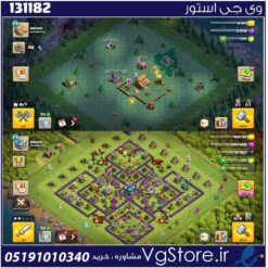 اکانت کلش اف کلنز تاون هال 13 لول 53 کد 131182