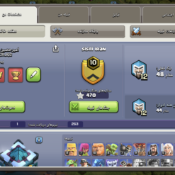 اکانت کلش اف کلنز تاون هال 13 لول 180 کد 128546 - تصویر 3