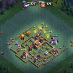 اکانت کلش اف کلنز تاون هال 9 لول 61 کد 127075 - تصویر 4