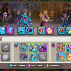 اکانت کلش اف کلنز تاون هال 15 لول 141 کد 127558 - تصویر 7