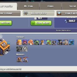 اکانت کلش اف کلنز تاون هال 16 لول 164 کد 127895 - تصویر 5