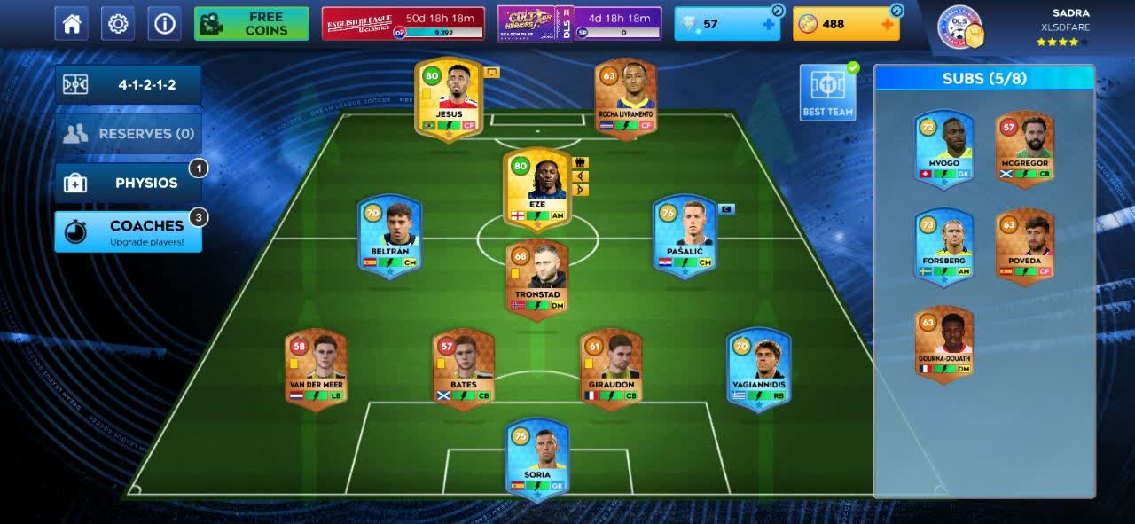 اکانت بازی DREAM LEAGUE SCORE لول 13 کد 817193 3 اکانت بازی DREAM LEAGUE SCORE لول 13 کد 817193 - تصویر 3