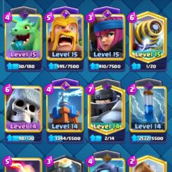 اکانت کلش رویال لول 15 کد 37296 10 اکانت کلش رویال لول 15 کد 37296 - تصویر 4