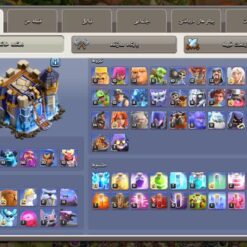 اکانت کلش اف کلنز تاون هال 18 لول 248 کد 130858 - تصویر 4