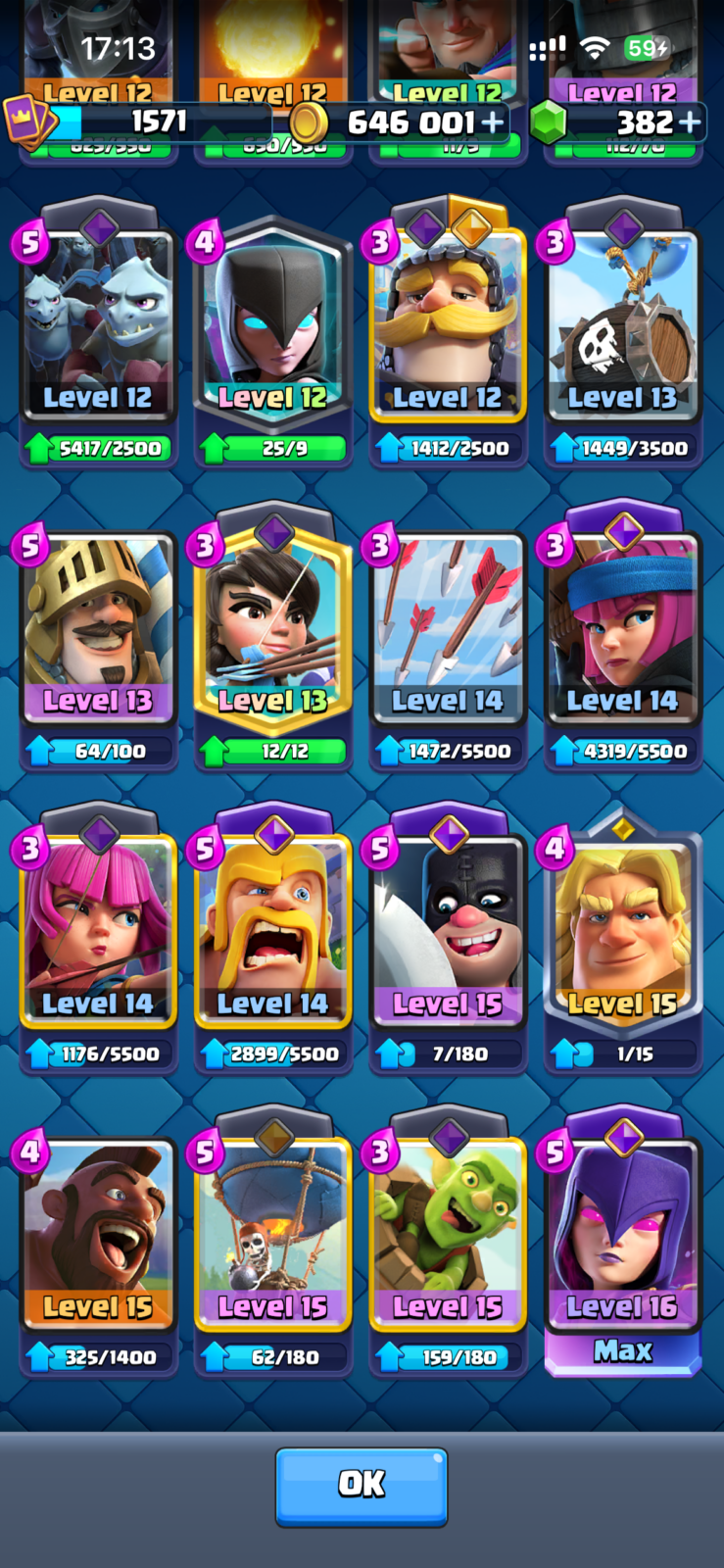 اکانت کلش رویال لول 16 کد 36976 4 اکانت کلش رویال لول 16 کد 36976 - تصویر 4
