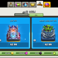 اکانت کلش اف کلنز تاون هال 8 لول 31 کد 129641 - تصویر 6