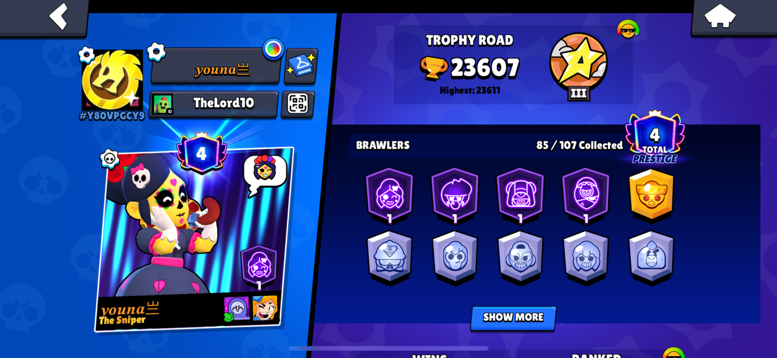 اکانت براول استارز کاپ 23000 کد 41884 2 اکانت براول استارز کاپ 23000 کد 41884 - تصویر 2