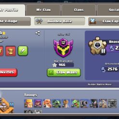 اکانت کلش اف کلنز تاون هال 17 لول 185 کد 126924 - تصویر 5