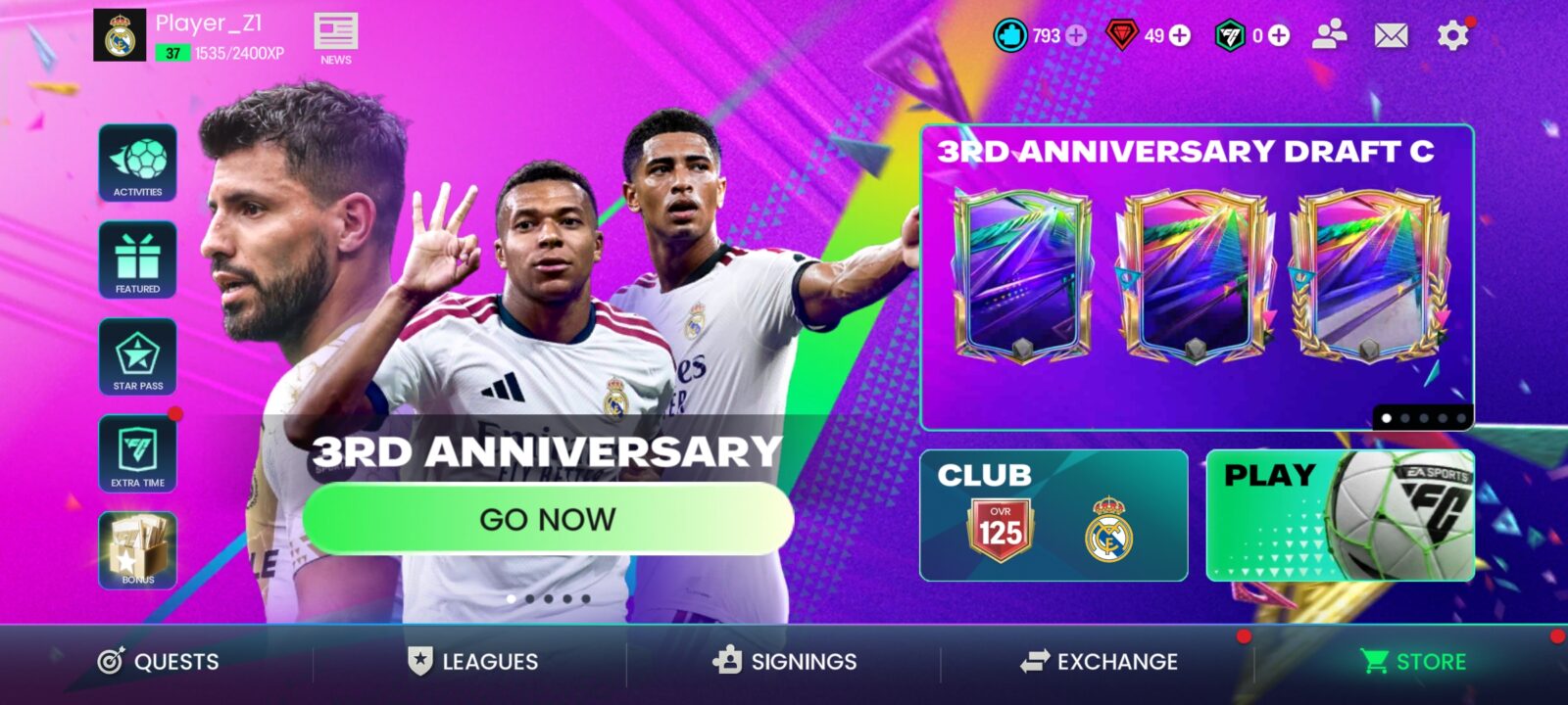 اکانت بازی FC mobile لول 37 کد 816971 4 اکانت بازی FC mobile لول 37 کد 816971 - تصویر 4