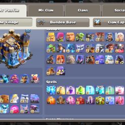 اکانت کلش اف کلنز تاون هال 18 لول 253 کد 127714 - تصویر 2