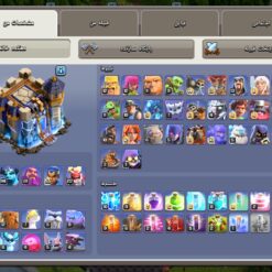 اکانت کلش اف کلنز تاون هال 18 لول 232 کد 127763 - تصویر 2