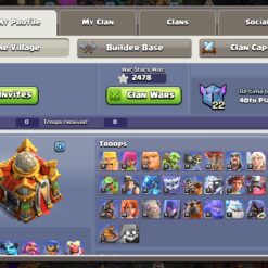 اکانت کلش اف کلنز تاون هال 16 لول 227 کد 128101 14 اکانت کلش اف کلنز تاون هال 16 لول 227 کد 128101 - تصویر 2
