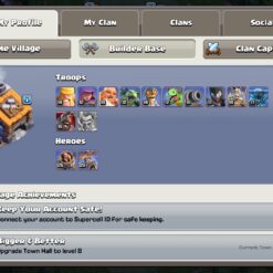 اکانت کلش اف کلنز تاون هال 16 لول 192 کد 128349 - تصویر 5