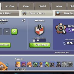 اکانت کلش اف کلنز تاون هال 17 لول 88 کد 128827 - تصویر 5