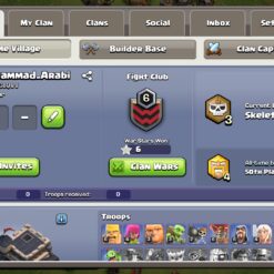 اکانت کلش اف کلنز تاون هال 9 لول 59 کد 129136 - تصویر 2
