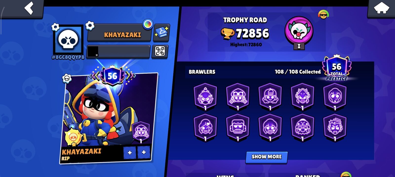 اکانت براول استارز کاپ 73000 کد 41927 2 اکانت براول استارز کاپ 73000 کد 41927 - تصویر 2