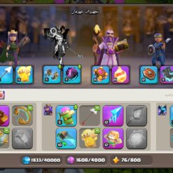 اکانت کلش اف کلنز تاون هال 15 لول 124 کد 130558 - تصویر 7