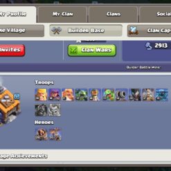 اکانت کلش اف کلنز تاون هال 18 لول 219 کد 127639 - تصویر 5