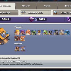 اکانت کلش اف کلنز تاون هال 18 لول 246 کد 128512 17 اکانت کلش اف کلنز تاون هال 18 لول 246 کد 128512 - تصویر 5