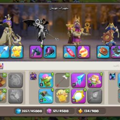 اکانت کلش اف کلنز تاون هال 16 لول 165 کد 126930 - تصویر 10