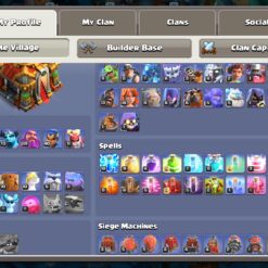 اکانت کلش اف کلنز تاون هال 17 لول 221 کد 127448 - تصویر 2