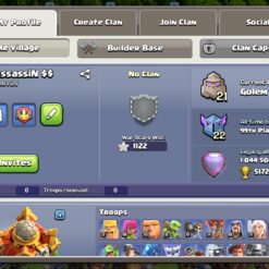 اکانت کلش اف کلنز تاون هال 16 لول 197 کد 128377 - تصویر 2