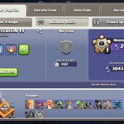 اکانت کلش اف کلنز تاون هال 16 لول 197 کد 128377 - تصویر 5