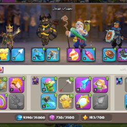 اکانت کلش اف کلنز تاون هال 13 لول 125 کد 128382 - تصویر 12