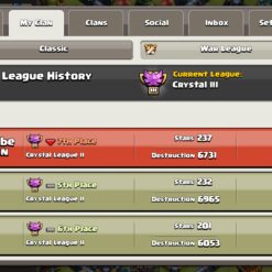 خرید کلن کلش لول 26 وارلیگ کریستال کد 402763 6 خرید کلن کلش لول 26 وارلیگ کریستال کد 402763 - تصویر 3
