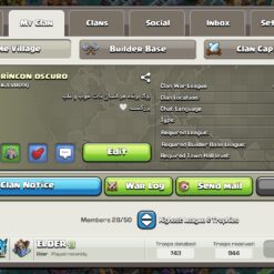 خرید کلن کلش لول 29 وارلیگ کریستال کد 403016 5 خرید کلن کلش لول 29 وارلیگ کریستال کد 403016 - تصویر 2