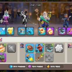 اکانت کلش اف کلنز تاون هال 16 لول 139 کد 128694 - تصویر 11