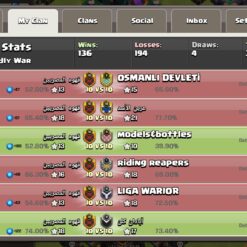 خرید کلن کلش لول 10 وارلیگ بدون رتبه بندی کد 402816 6 خرید کلن کلش لول 10 وارلیگ بدون رتبه بندی کد 402816 - تصویر 3
