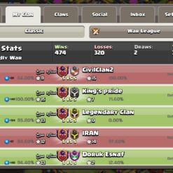 خرید کلن کلش لول 21 وارلیگ کریستال کد 402820 6 خرید کلن کلش لول 21 وارلیگ کریستال کد 402820 - تصویر 3