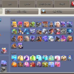 اکانت کلش اف کلنز تاون هال 16 لول 216 کد 128968 - تصویر 3