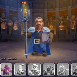 اکانت کلش اف کلنز تاون هال 16 لول 216 کد 128968 - تصویر 8