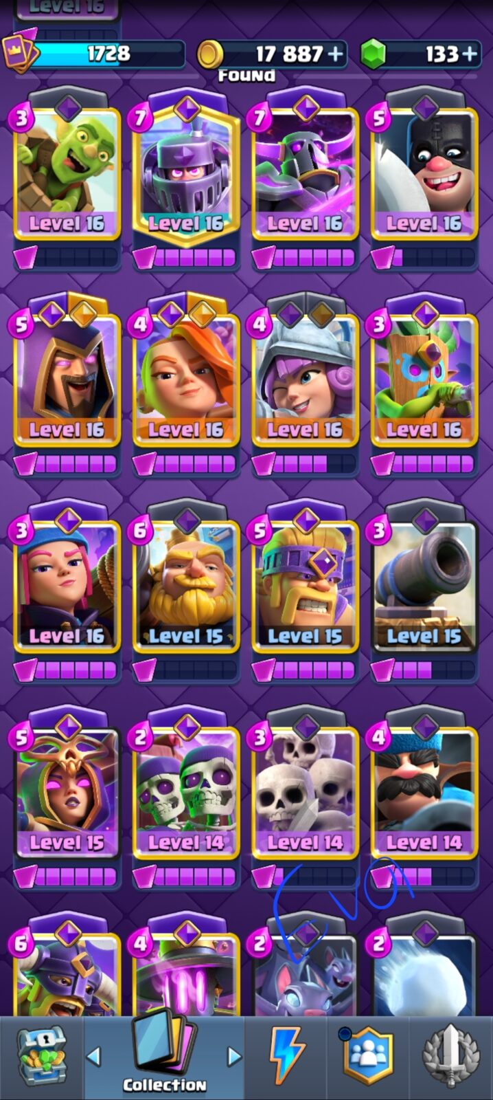 اکانت کلش رویال لول 16 کد 37202 3 اکانت کلش رویال لول 16 کد 37202 - تصویر 3