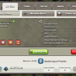 خرید کلن کلش لول 20 وارلیگ کریستال کد 403002 5 خرید کلن کلش لول 20 وارلیگ کریستال کد 403002 - تصویر 2