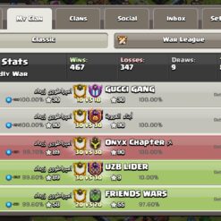 خرید کلن کلش لول 20 وارلیگ کریستال کد 403002 6 خرید کلن کلش لول 20 وارلیگ کریستال کد 403002 - تصویر 3
