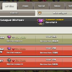 خرید کلن کلش لول 21 وارلیگ کریستال کد 403059 7 خرید کلن کلش لول 21 وارلیگ کریستال کد 403059 - تصویر 4